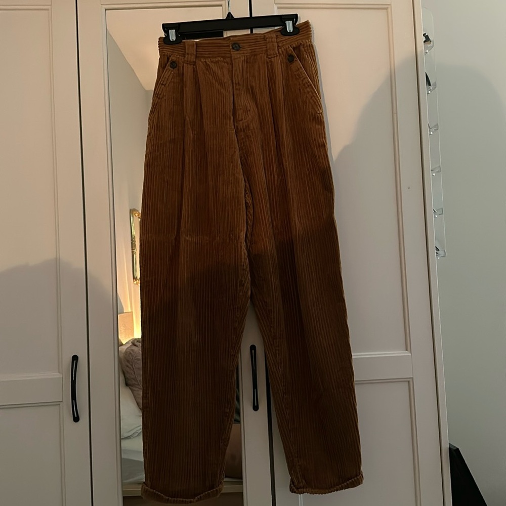 Top shop copper corduroy pants